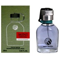 عطر ادکلن MINI CRYSTAL HUGO BOSS MAN 1001  مینی کریستال کد 1001 رایحه ادکلن هوگو باس هوگو من - سبز - tester Hugo Boss Hugo Man عطری است خنک و تند.