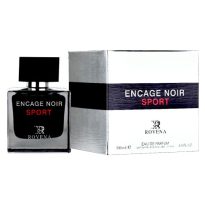 عطر ادکلن ROVENA ENCAGE NOIR SPORT روینا -روونا انسیج نویر اسپورت رایحه ادکلن  لالیک انکر نویر اسپرت-Lalique Encre Noire Sport عطری است خنک و تلخ.