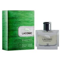 عطر ادکلن ROVENA LACONIC ESSENTRIC - روینا - روونا لاکونیک اسنتریک رایحه ادکلن لاگوست اسنشیال سبز Lacoste Essential عطری است خنک و تلخ.